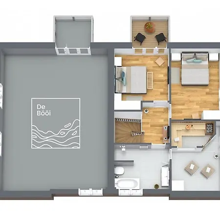 Апартаменты De Boeoei - Luxus-Haus Mit Meerblick, Sauna & Kamin Фемарн